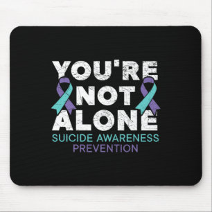 Sie sind nicht allein Depression Suizidprävention Mousepad