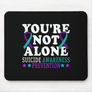 Sie sind nicht allein Depression Suizidprävention Mousepad
