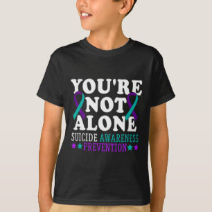 Sie sind nicht allein Depression Suizidprävention T-Shirt