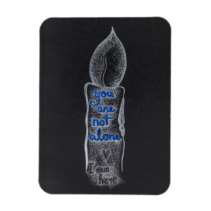 Sie sind nicht allein ein Zitat von Barmherzigkeit Magnet