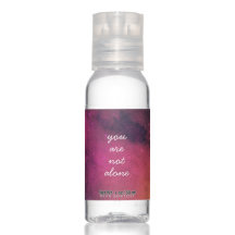 Sie sind nicht allein Galaxy Inspirierend Zitat