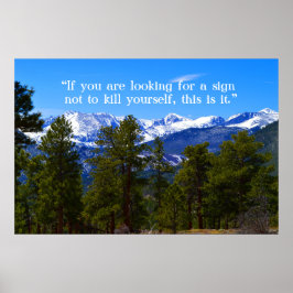 Sie sind nicht allein/Support-Poster Poster