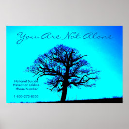 Sie sind nicht allein/Support-Poster Poster