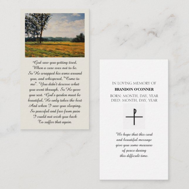 Sie sind nicht allein Sympathieausweis Visitenkarte (Vorne/Hinten)