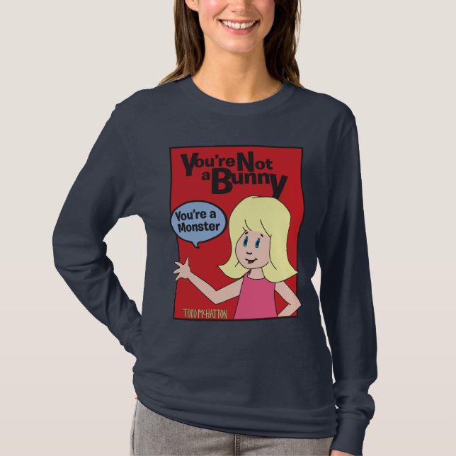 Sie sind nicht ein Häschen, das Sie ein rotes T-Shirt (Vorderseite)