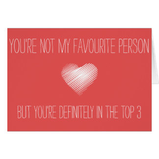 Sie sind nicht mein Liebling, aber Sie sind Spitze