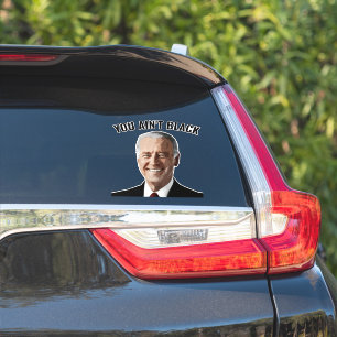 SIE SIND NICHT SCHWARZ JOE BIDEN AUTO DECAL STICKE AUFKLEBER