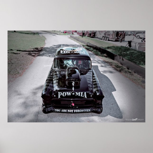 Sie sind nicht vergessen 1955 POW-MIA Chevy Poster (Vorne)