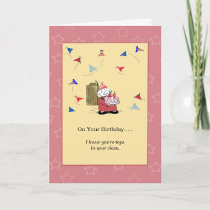 Sie sind Nr. eine mit mir - Geburtstag Karte