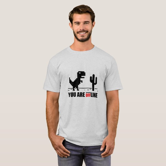 Sie sind offline T-Shirt (Vorne ganz)