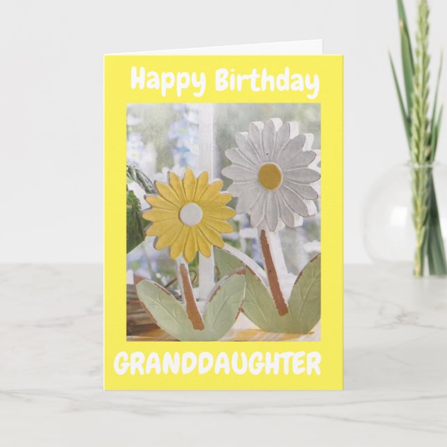 SIE SIND PHANTASTISCH **GRANDDAUGHTER** GEBURTSTAG KARTE (Vorderseite)