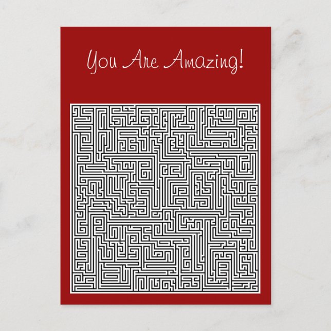 Sie sind Phantastisch Labyrinth Postkarte (Vorderseite)