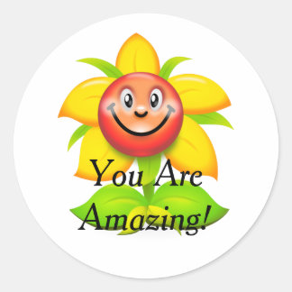 Sie sind Phantastische Blume Motif Sticker