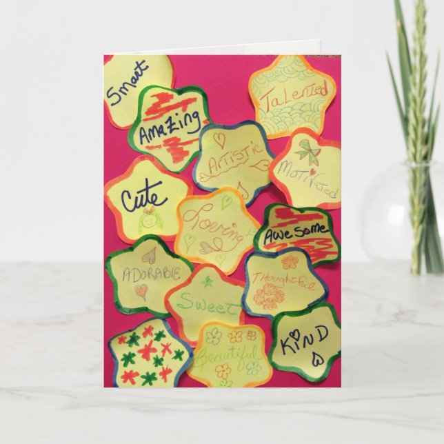 Sie sind Phantastische Geburtstagskarte Karte (Vorderseite)