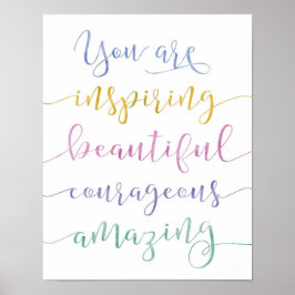 Sie sind Phantastische Kunstdrucke Poster