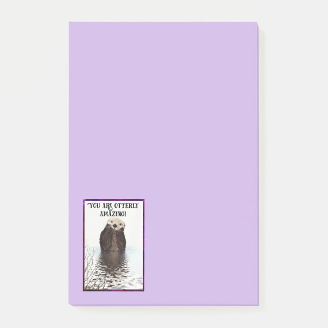 Sie sind Phantastische Niedliche Puppe mit süßem O Post-it Klebezettel (Vorderseite)