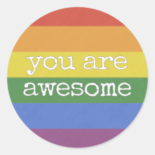 Sie sind Phantastischer Sticker Regenbogen
