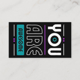 Sie sind phantastisches motivierend Sprichwort Visitenkarte