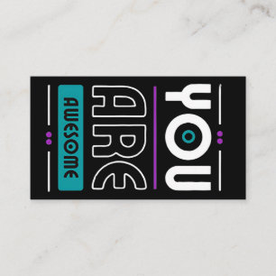 Sie sind phantastisches motivierend Sprichwort Visitenkarte