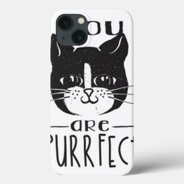 Sie sind Purrfect Case-Mate iPhone Hülle (Rückseite)