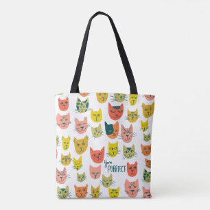 Sie sind Purrfect! Niedliche bunte Katzen