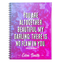 Sie sind schön - Custom Journal Bible Verse Notizblock