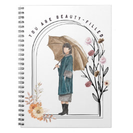 Sie sind schön gefüllt notizblock