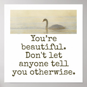 Sie sind schön - Schönheitsangebot Poster