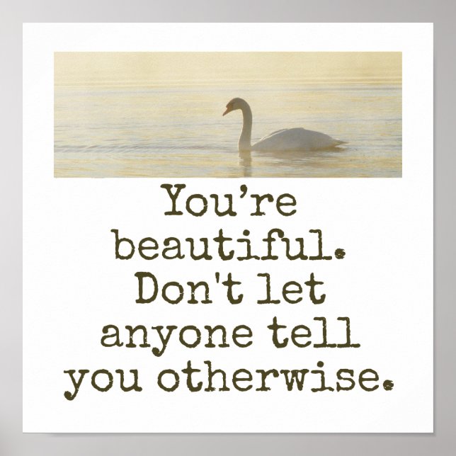 Sie sind schön - Schönheitsangebot Poster (Vorne)