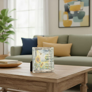 Sie sind: schön, Schriften personalisiert Fotoplatte