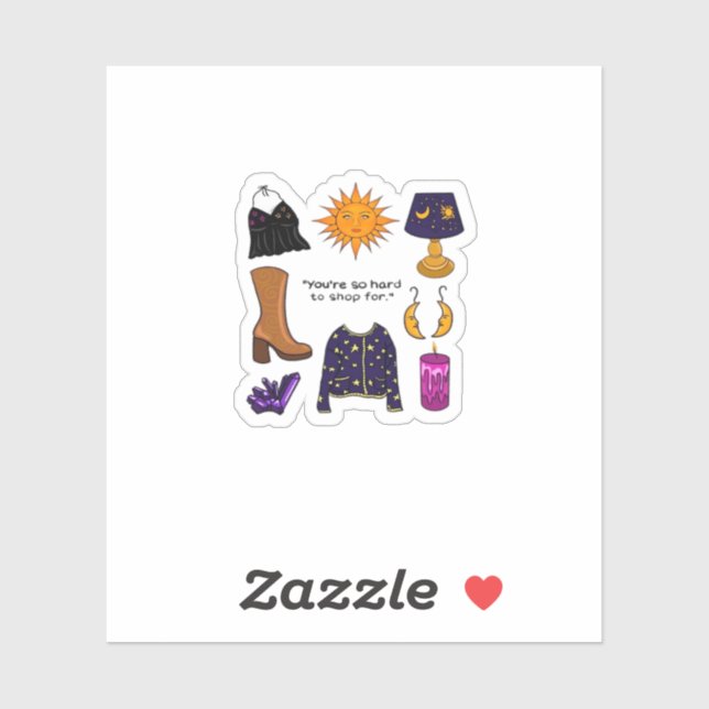 Sie sind schwer zu kaufen für Whimsigoth ästhetisc Aufkleber (Blatt)