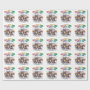 Sie sind sicher bei lGBT-Raccoon-Tieren Geschenkpapier