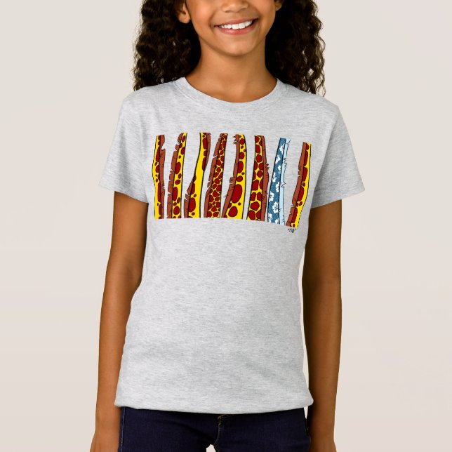 SIE SIND SIE GIRAFFE von Jeff Willis Art T-Shirt (Vorderseite)