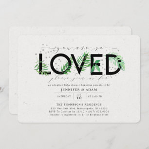 Sie sind so begeistert von der Kinderdusche der tr Einladung