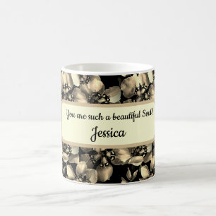 Sie sind so ein wunderschönes Soul-Blumenthema Kaffeetasse