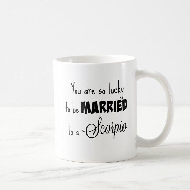 Sie sind so glücklich, zu einem Skorpion Kaffeetasse (Rechts)