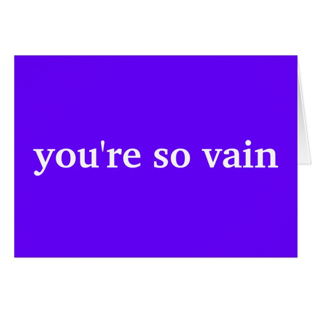 Sie sind so nichtig (Vorderseite (Horizontal))