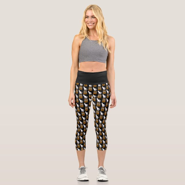 Sie sind so niedlich frustred cat Case-Mate iPhone Capri Leggings (Vorderseite)