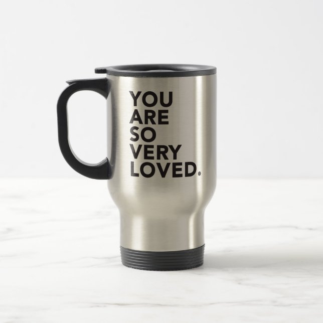 SIE SIND SO SEHR LIEBT Reise Tumbler oder Tasse 2 (Links)