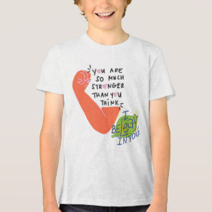 Sie sind stärker, als Sie denken: Ich SCHLAFE in S Tri-Blend Shirt