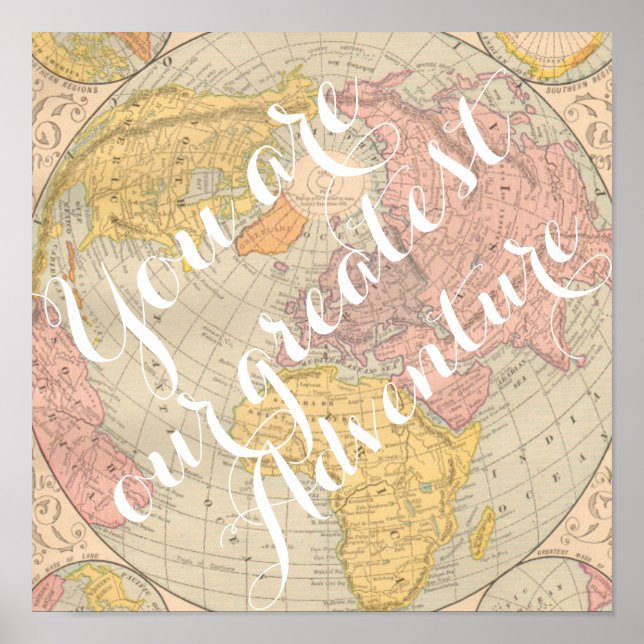 Sie sind unser bestes Adventure Kinderzimmer Babyz Poster (Vorne)