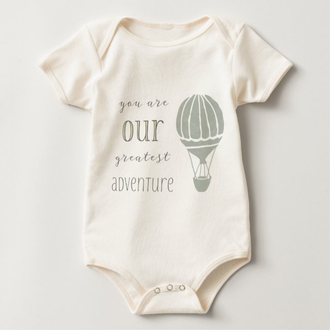 Sie sind unser beststes Abenteuer Baby Strampler (Vorderseite)