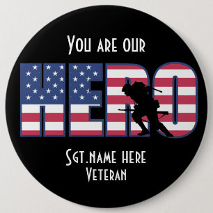 Sie sind unser Helden-Button Button