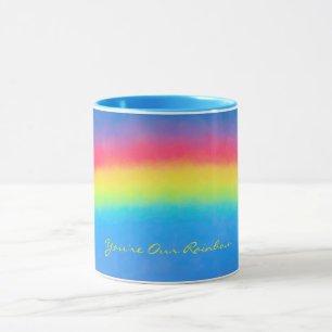 Sie sind unsere Rainbow-Tasse Tasse