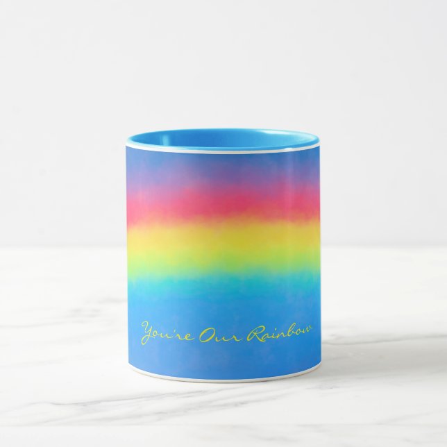 Sie sind unsere Rainbow-Tasse Tasse (Zentrum)