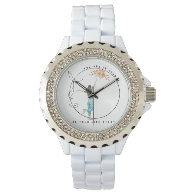 Sie sind verantwortlich für Ihre Lebensgeschichte Armbanduhr (Vorderseite)