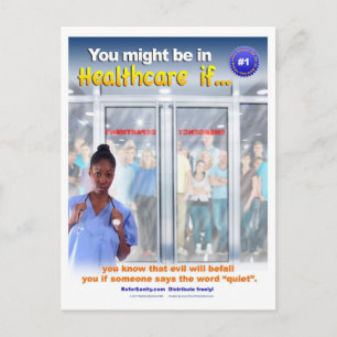 Sie sind vielleicht im Gesundheitswesen, wenn Sie  Postkarte