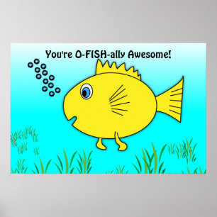Sie sind von Fischgründen aus offiziell Phantastis Poster