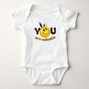 Sie sind wertvolle Motivierend Kunst - Niedliches Baby Strampler