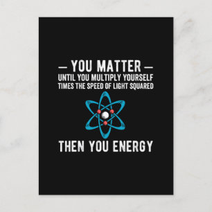 Sie sind wichtig, bis Sie sich selbst multiplizier Postkarte